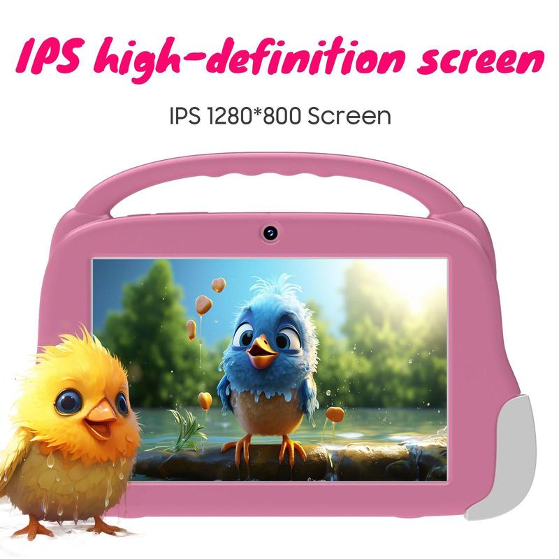 8 Inch Android 12.0 Tablet, Parental Control Software Tablet, Rechargeable Portable Tablet with Camera, Educational Tablet for Boys Girls Gift