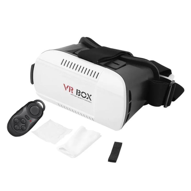 VR Headset for Cellphone, Virtual Reality 3D Glasses Headset Helmets, Compatible 4.7-6.5 inch iPhone & Android with Controller, for Watching 3D VR