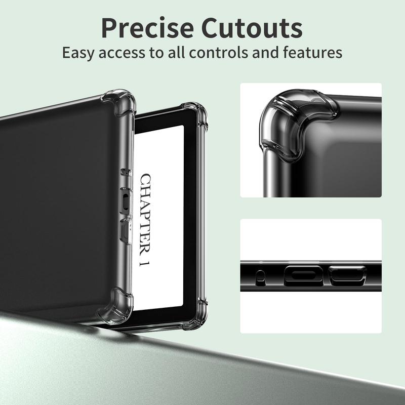 Clear Case for All-New Kindle Paperwhite 11th Gen 2021 & Signature Edition(6.8