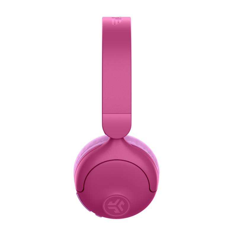 JLab JBuddies Pop Wireless Kids Headphones, 2 in 1 Wireless and Wired, 48+ Hour Playtime, Volume Safe Limiter, Bluetooth 3.5mm Wired Connections, Foldable, Wireless Share Mode, Rechargeable,