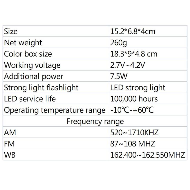 Portable Radio, 2000mAh Emergency Radio with Solar & Hand Crank Powered, AM FM Radio with 3-LED Flashlight, Outdoor Emergency Radio