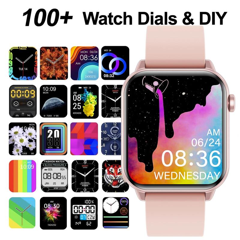 Multifunctional Smart Watch, Fashionable Digital Watch, Wireless Calling dialling, Carious APP Reminders, Sports Watch for Women & Men