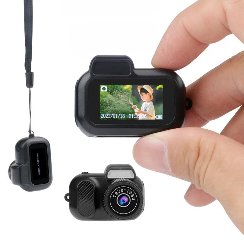 Tiny Pixel Keychain Camera - VHS Vintage Photos & Videos with Built-In Screen, Compact and Portable Design, Long Lasting Nostalgic Photography and Videography Memories vlog digital point