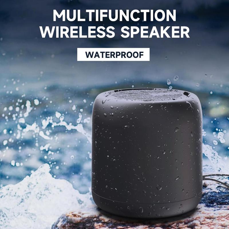 Portable IPX4 Waterproof Bluetooth Speakers, Wireless Speaker with 24H Playtime,Stereo Sound Bluetooth 5.0, 1200mAh Wireless Stereo Pairing, Speaker for Home, Outdoors, Travel,Christmas Gifts,Black Friday