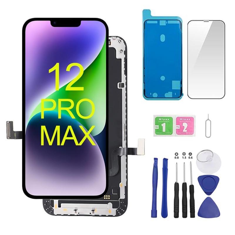 LCD Display for iPhone 12 Pro Max, LCD Screen Replacement for iPhone 12 Pro Max, Mobile Phone Accessories for iPhone