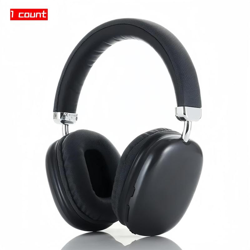 Foldable Wireless BT Headphone, Over-ear Wireless Gaming Headset, Long Battery Life Audio HiFi Bass Earphone, Suitable for Sports Music Work Use, Back to School Gifts