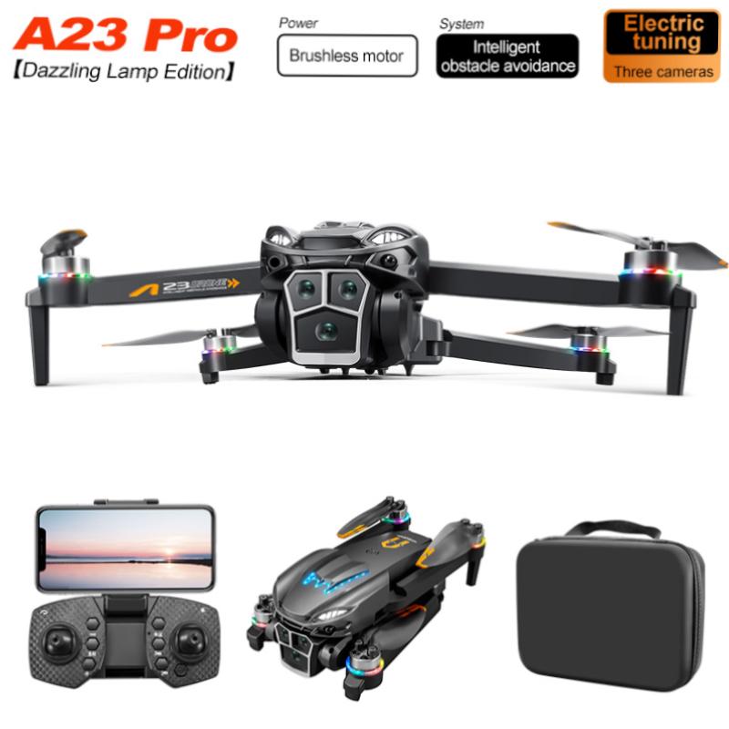 A23PRO brushless motor, 360° intelligent obstacle avoidance, optical flow positioning Christmas children's novice electronic toy gift drone cameraFPV