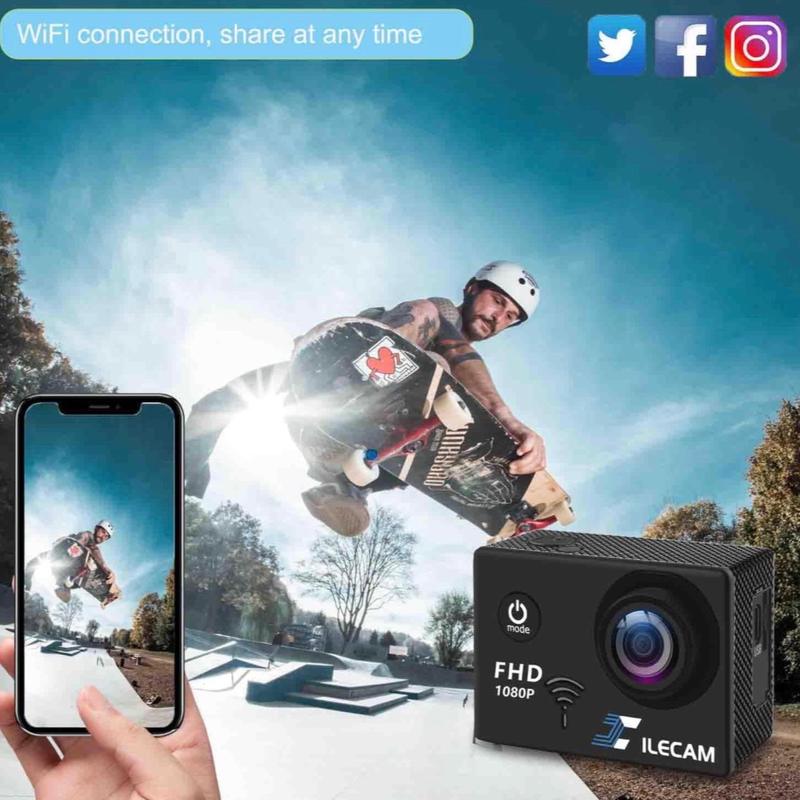 4K 60fps pro action camera water proof stunt to use on the go 4K 4K 1080p