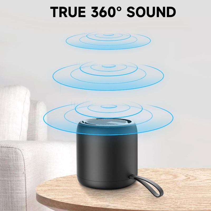 Portable IPX4 Waterproof Bluetooth Speakers, Wireless Speaker with 24H Playtime,Stereo Sound Bluetooth 5.0, 1200mAh Wireless Stereo Pairing, Speaker for Home, Outdoors, Travel,Christmas Gifts,Black Friday