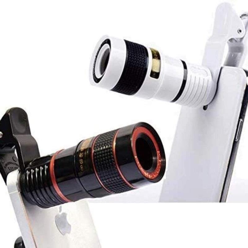 8x Zoom Telephoto Lens, 1 Count Portable Camera Lens Kit for Outdoor Photography & Hiking, Mobile Phone Accessories for Smartphone