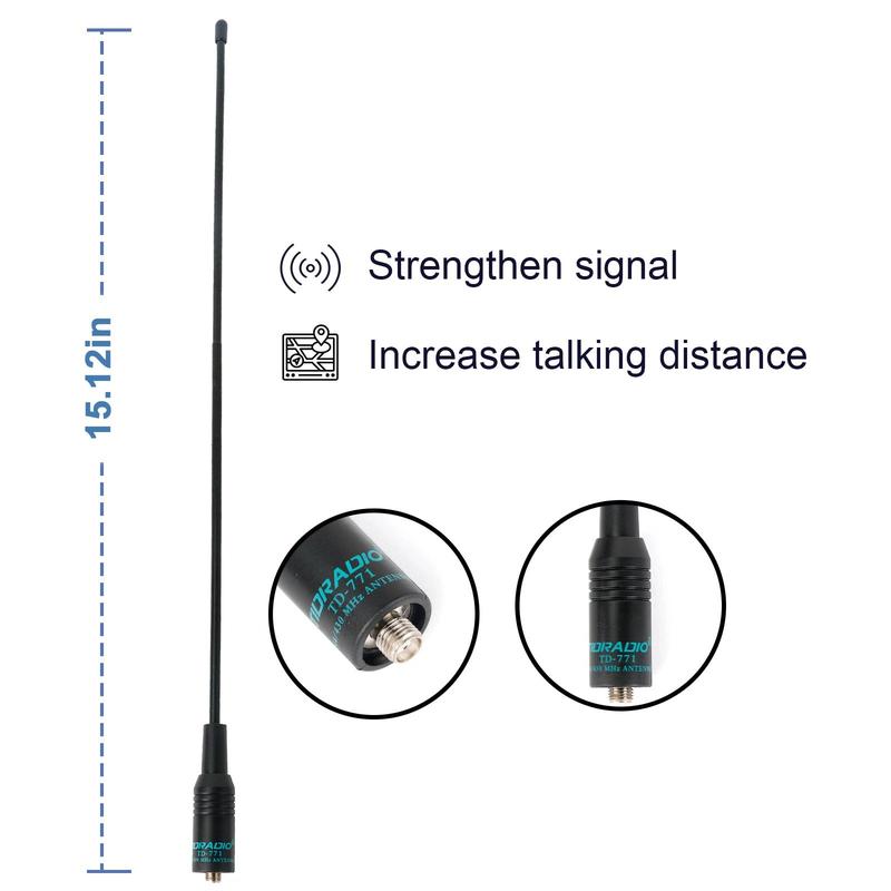 TIDRADIO 771 AM Antenna Walkie Talkie Antenna H3 H8 Walkie Talkie Accessorie