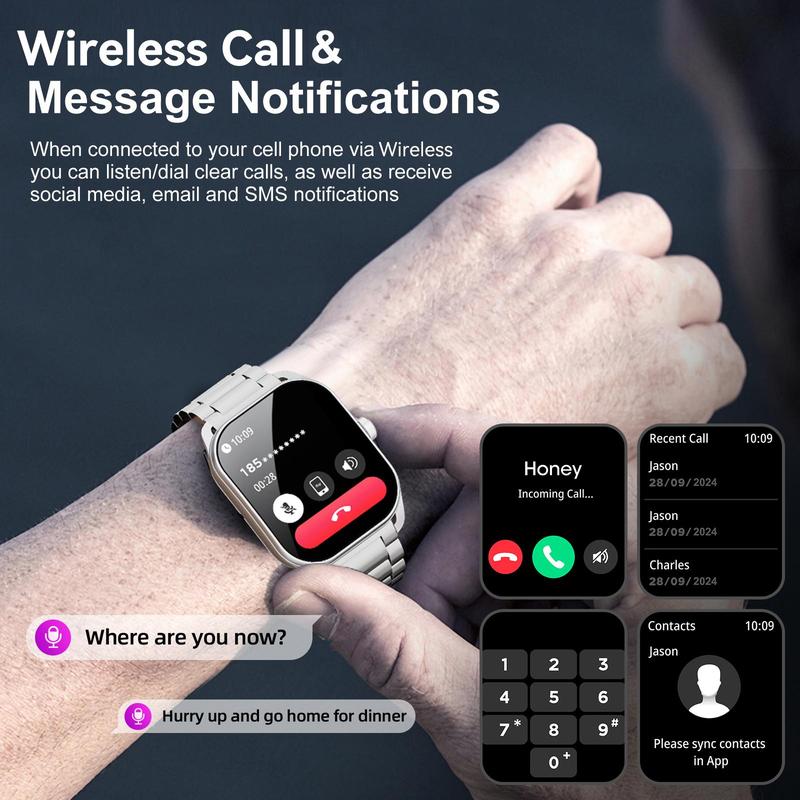 Smart Watch for Men Answer Make Calls, 2.01