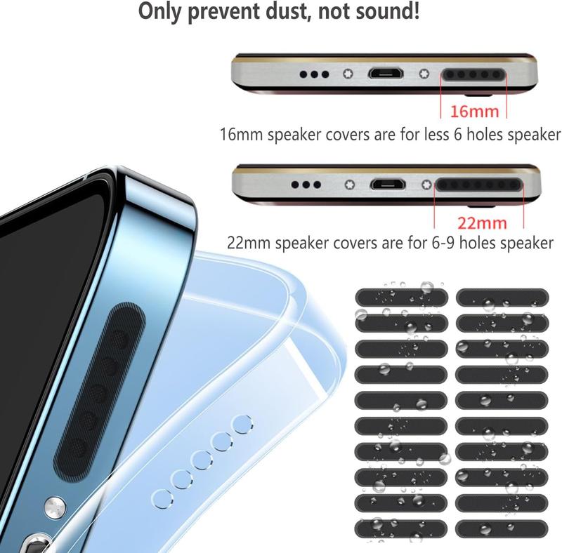 10 Packs iPhone Dust Plugs, Lightning Charging Port Protective Cover, with Plug Bracket, Storage Box, Compatible with iPhone 14 13 12 XS XR 8 7 SEEquipped with Speaker Dust Screen and Cleaning Tools