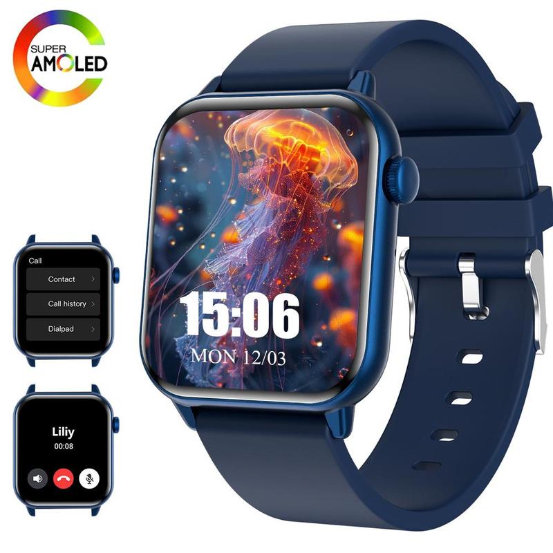 Multifunctional Smart Watch, Fashionable Digital Watch, Wireless Calling dialling, Carious APP Reminders, Sports Watch for Women & Men