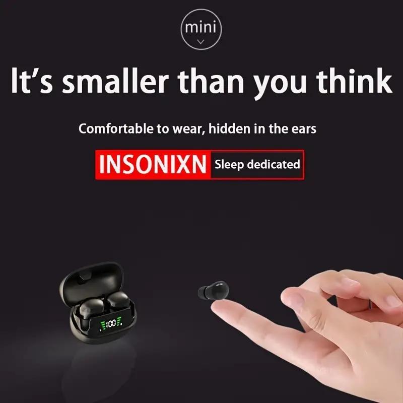 In-ear Design Wireless Earphone, Noise Cancelling Headphone with Built-in Mic, Bluetooth-compatible Earbuds for Work, Class & Sleep