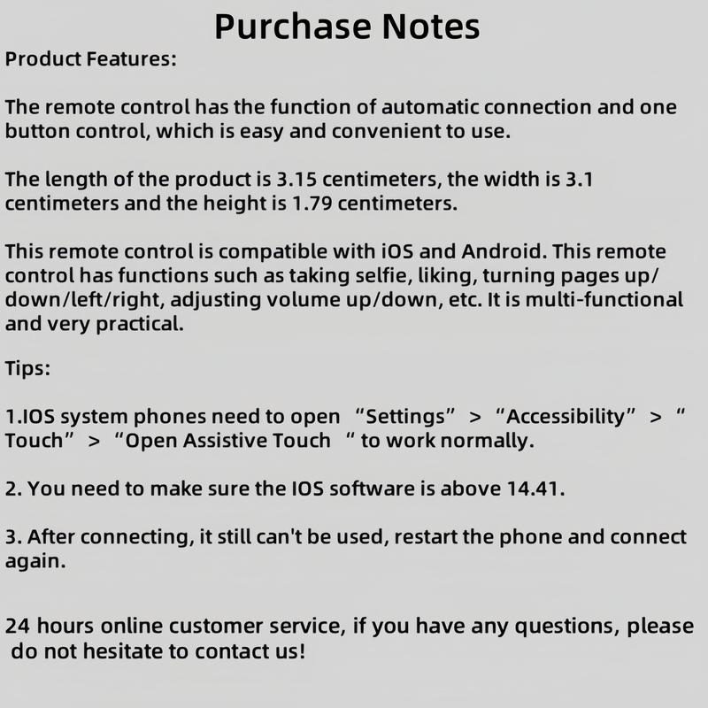 [Black Friday] Wireless Remote Control Ring,Selfie Video Controller for Phone,Wireless Bluetooth Ring Remote Control Fingertip Selfie Video Controller Smartphone Phone,Compatible with IOS and Android,Selfie Accessories,Portable Button