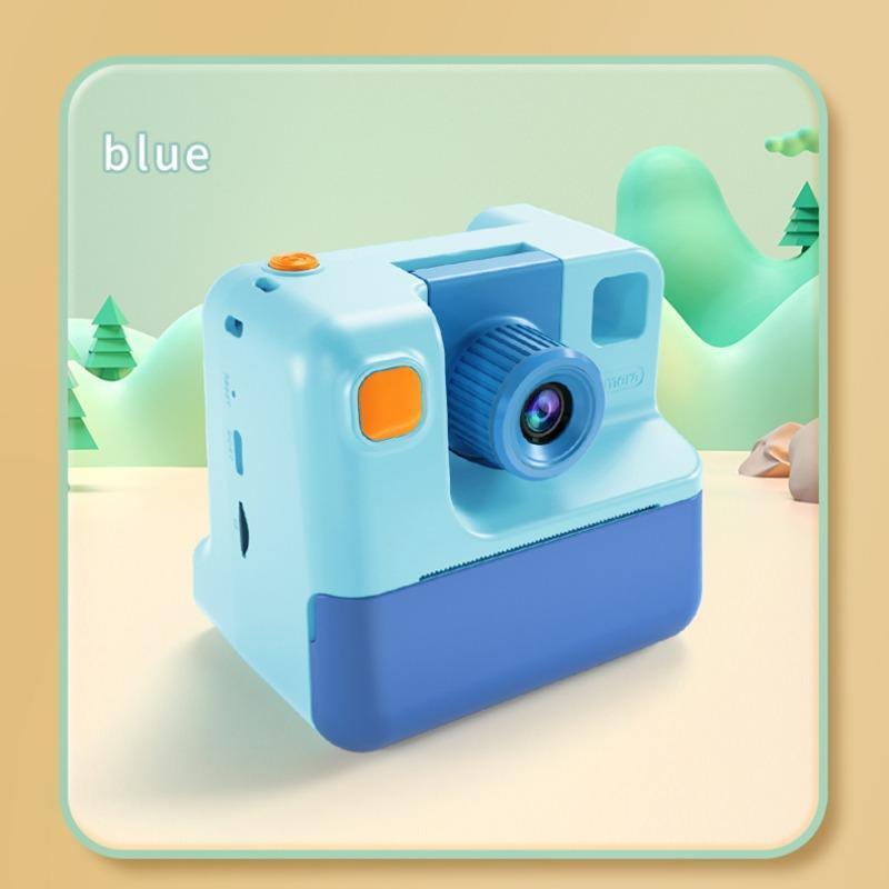 KGG Kgg Student Multi-function Mini Print Digital Camera, 1080P HD Digital Camera, Paper Ink-free Thermal Print Camera, Instant Imaging Camera