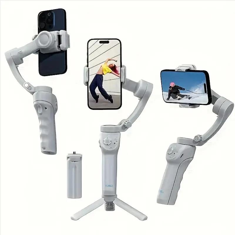 Smart Gimbal Stabilizer 3-Axis Phone Gimbal Object Tracking and Foldable Video Recording Stabilizer Video Blog Accessories Smartphone