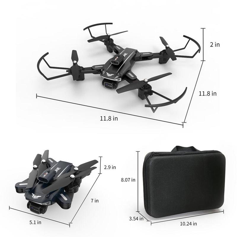 D89 RC Drone with HD Dual Camera Foldable FPV WiFi Quadcopter + 3 Batteries Accessories Automatic Accessories Automatic Button Selfie