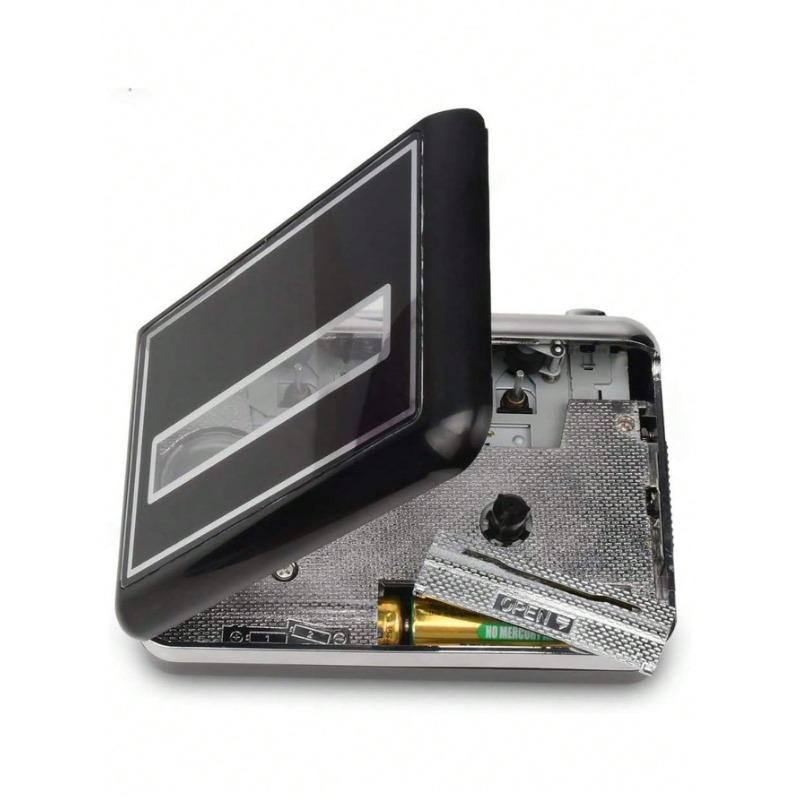 Cassette Player Walkman, Convert Audio Music Cassette To MP3, Compatible With Laptop PC, With Earphone Compact Portable