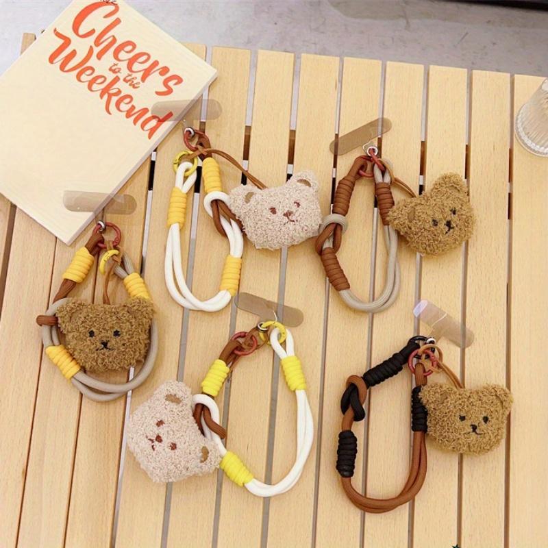 Cute Cartoon Bear Design Phone Chain, 1 Count Anti-lost Phone Lanyard, Phone Wrist Strap, Mobile Phone Decoration Accessories for Women & Girls