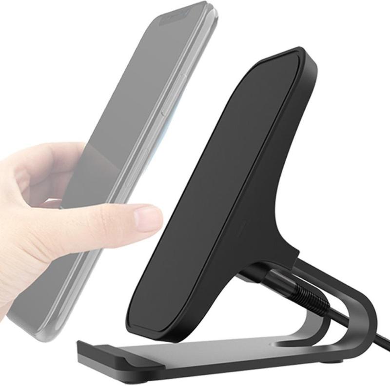 Multifunctional Phone Holder with Wireless Charger, 15W Fast Charging Desktop Phone Stand, Phone Accessories for Home Office