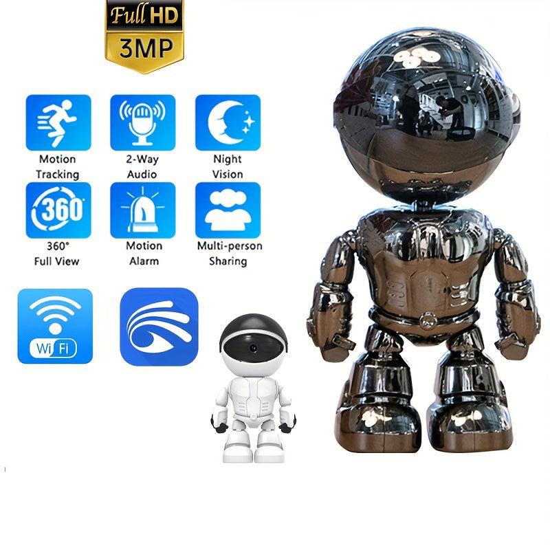 Smart Mini Robot 1080P Wifi IP Camera WiFi PanTilt