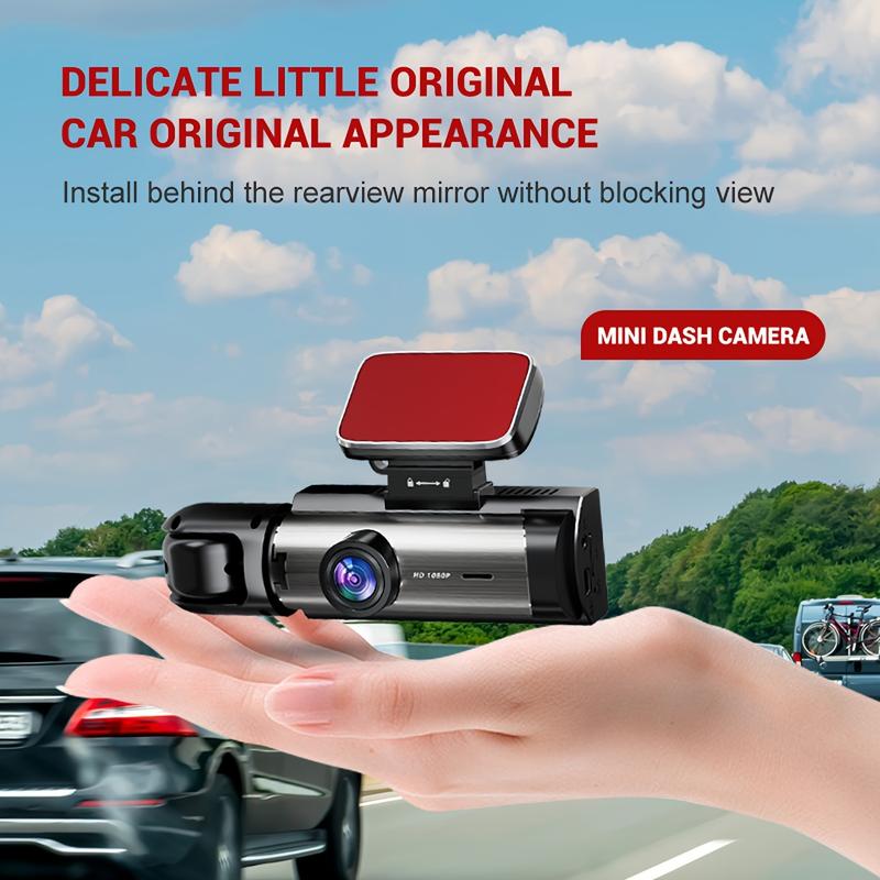 1080P dual-camera tachograph with infrared night vision loop recording and wide-angle lens, 3.16-inch IPS screen