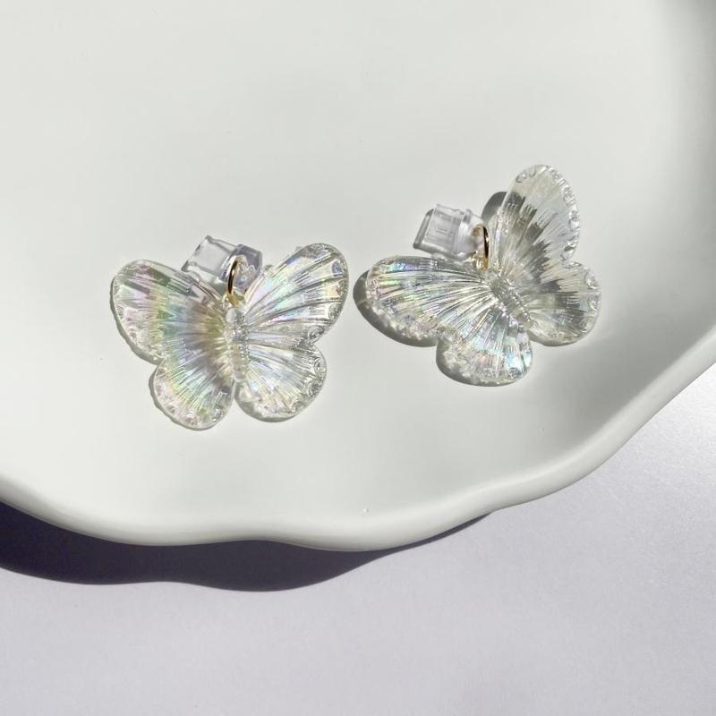 Cute Butterfly Design Phone Dust Plug, Clear Phone Charging Port Dust Plug, Phone Accessories for iPhone & Type-C Interface