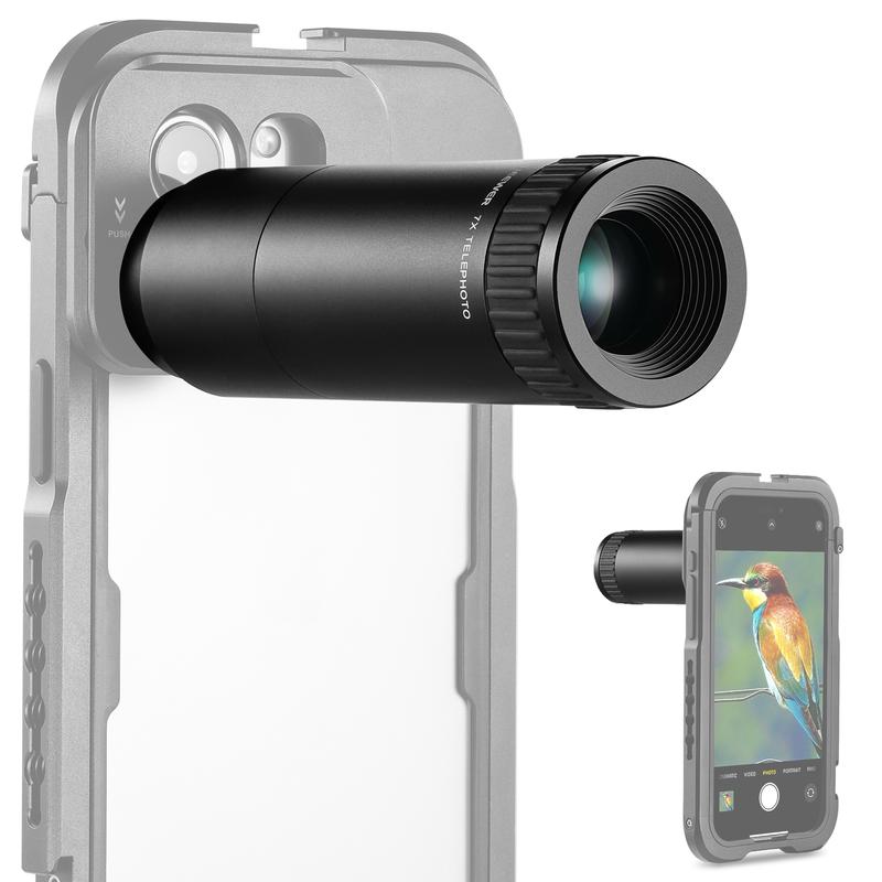 NEEWER LS-36 HD Telephoto Lens for Phone Cage with 17mm Lens Thread