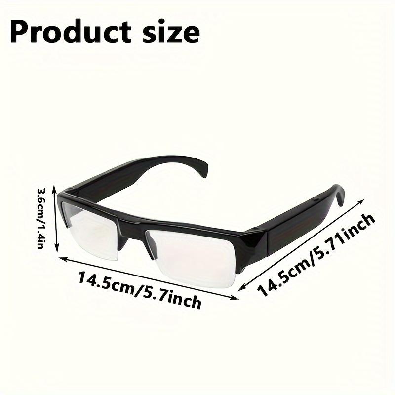 64GB Smart HD Video Glasses - 1080P Body Camera for Cycling, Meeting Recording, Outdoor Sports - Hands-Free, Water-Resistant, Wide-Angle Lens, Long Battery Life, Portable Storage