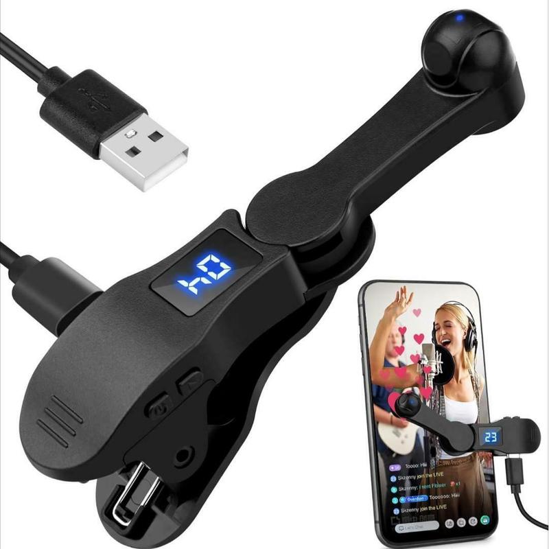 Auto Clicker for Smart Phone with Digital Display, Phone Screen Speed Clicker for Android IOS, Tap Phone Screen for Live Streaming and Gaming Use