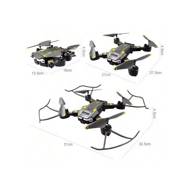 S6 Professional RC Drone With 2 Batteries, Dual Camera Double Folding RC Quadcopter Altitude Hold Remote Control Toy, Christmas Halloween Thanksgiving Gift