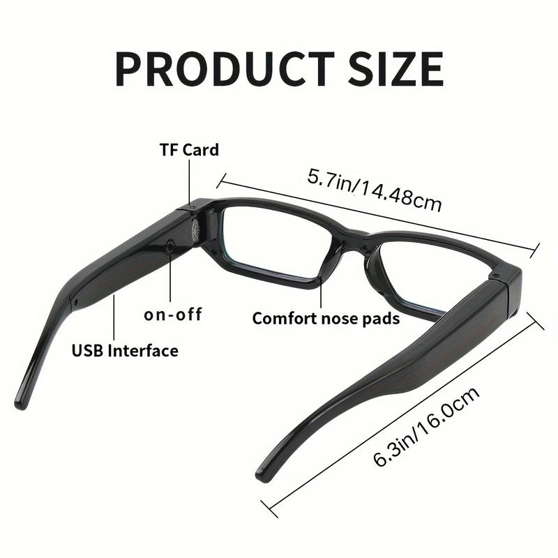 Smart Glasses Camera 1080P Sunglasses Digital Video Recorder Camcorder Eye Protection DV Sports Action Camera Outdoor Sport Eyeglasses