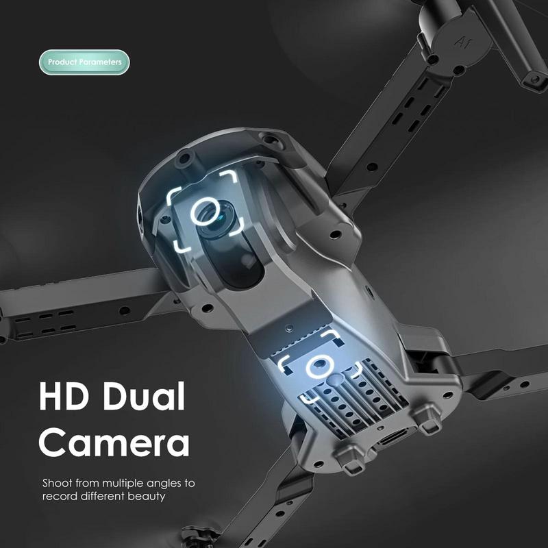 4K Foldable Drone with Dual Camera, Obstacle Avoidance, WiFi Connectivity – Ideal for Adults & Kids