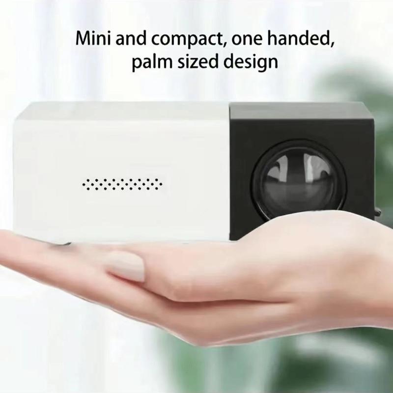  Home Theater Portable Mini Projector, Supporting Smartphone Wired Screen Sharing, Allowing You To Enjoy Cinema At HomeBlack Friday