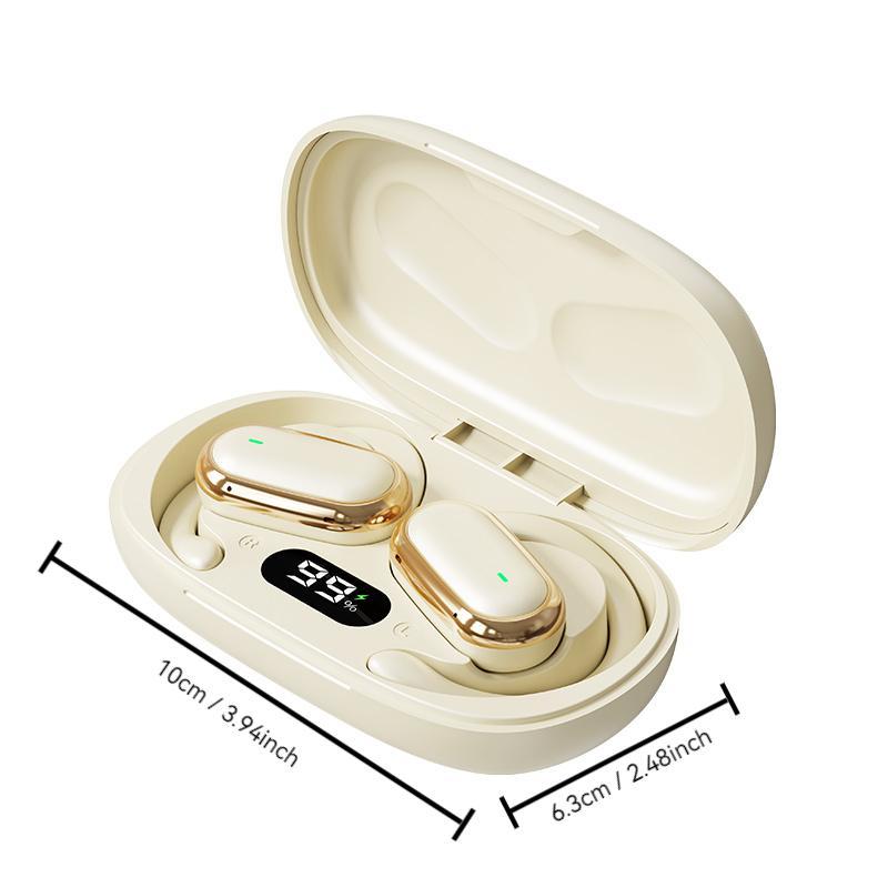 Wireless Ear Hanging Earphone, Ergonomic Design Earbuds with Charging Case, Bluetooth-compatible Earbuds for Business Calls, Christmas Gifts for Friend