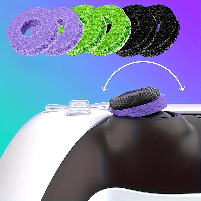 V-GLOW Silicone Game Controller Joystick Ring, 3 Pairs Precision Ring, Aiming Assist Motion Control Ring, for PS4 PS5 PRO, Xbox (One Series X), NS PRO