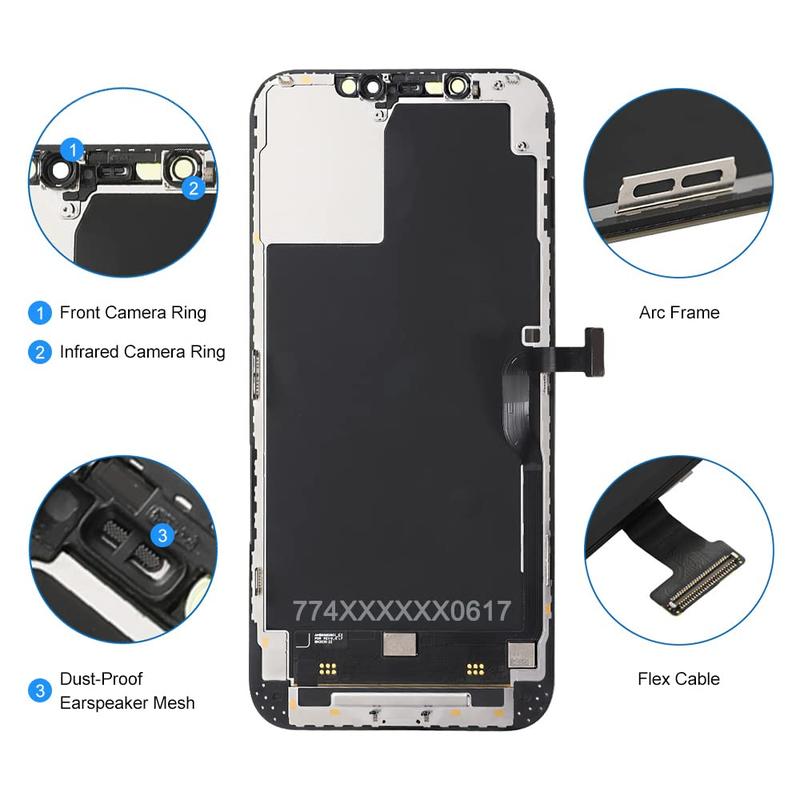 LCD Display for iPhone 12 Pro Max, LCD Screen Replacement for iPhone 12 Pro Max, Mobile Phone Accessories for iPhone