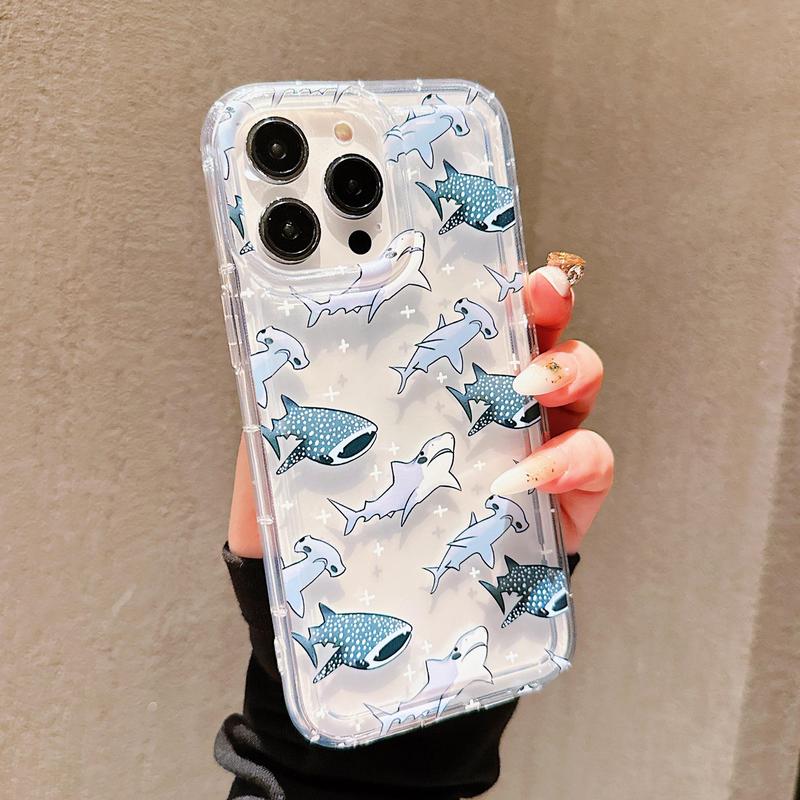 Creative Pattern Phone Case, Anti-drop Cellphone Protective Case, Shockproof Mobile Phone Cover for iPhone 15 Pro Max 14 13 12 11 X