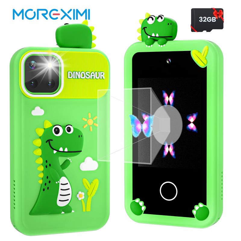 Kids Smartphone Toy, Unicorn Gift, Touch Screen MP3 Player Learning Toy with 32G SD Card with Camera, Birthday Gift