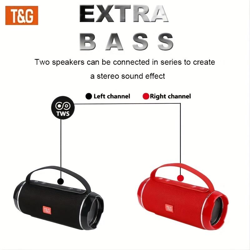 TG116C Outdoor Portable Upright Wireless Compatible Speaker, Cute Little Cube Speaker Music Player, Support USB  TF  FM Radio Music, Stereo Ultra Bass Speaker, Connect With Mobile Phone Tablet TV, With Charging Cable And Auxiliary Cable,