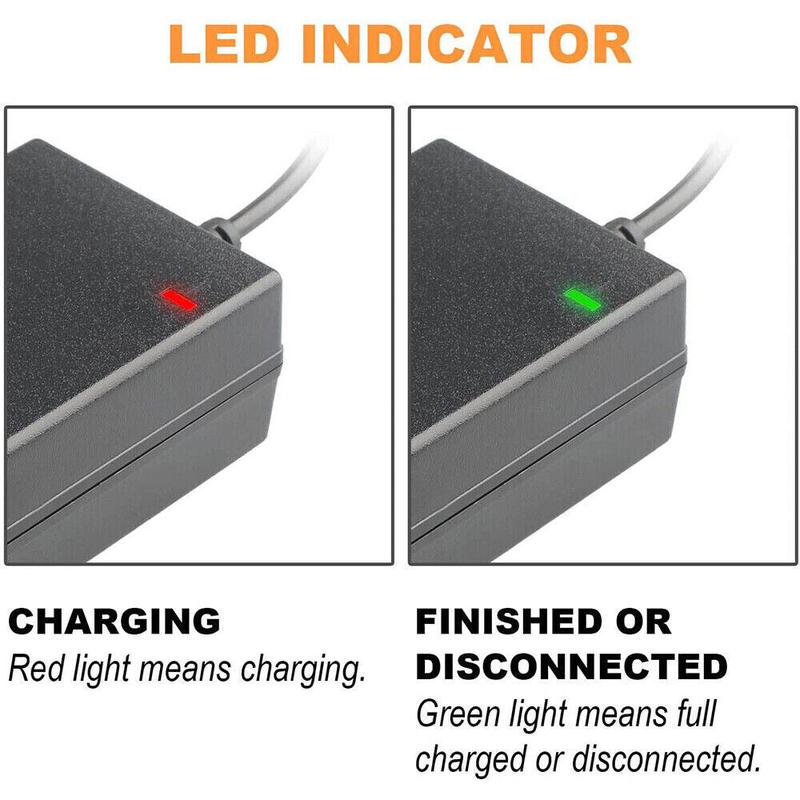 Muhubaih 6-IN-1 54.6V 2A Charger for 13S 48V Li-ion Battery Electric Scooter Ebike Charge Adapter Charging