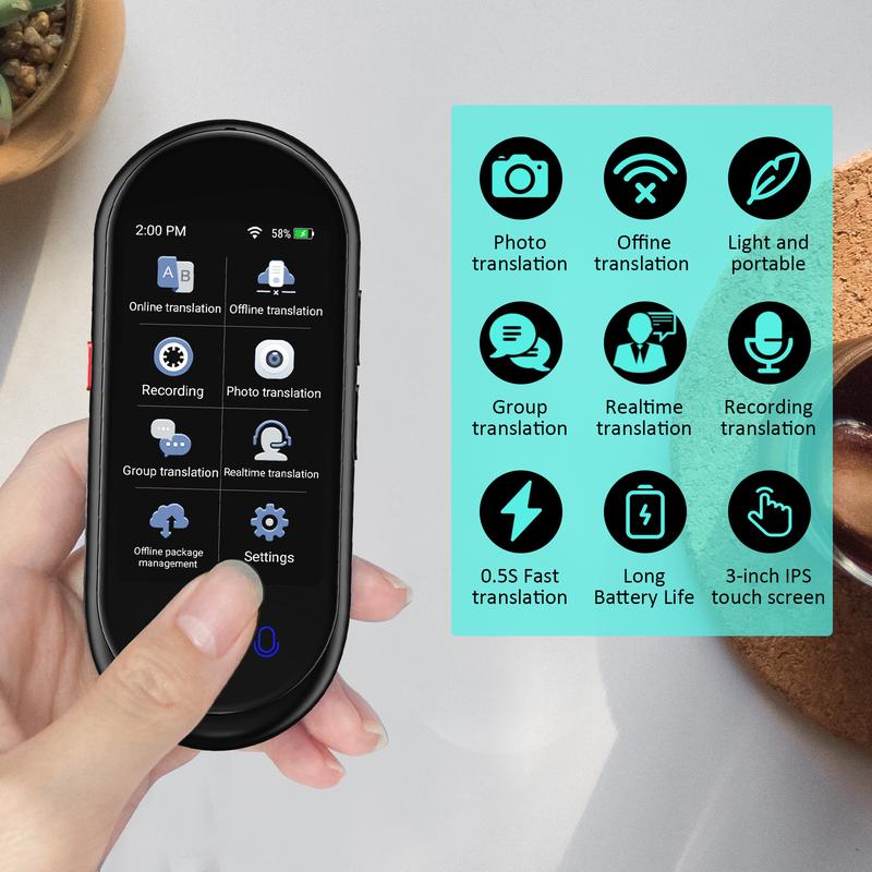 Vormor Language Translator Device, Portable Translator with 138 Languages & 3.1