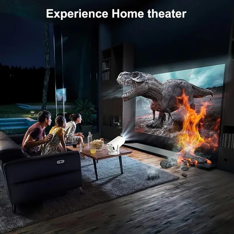 Portable Smart HD Projector, Adjustable Giant Screen Movie Projector, Home Theater Smart Projector