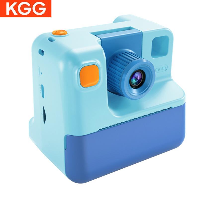 KGG Kgg Student Multi-function Mini Print Digital Camera, 1080P HD Digital Camera, Paper Ink-free Thermal Print Camera, Instant Imaging Camera