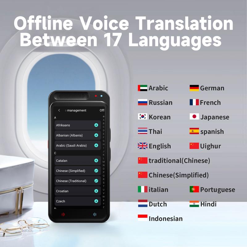 vormor Language Translator Device, Portable Translator  with 138 Languages & 4.1