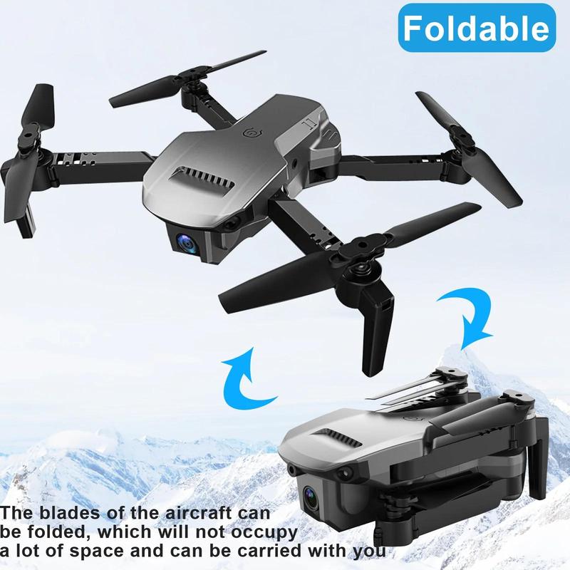 4K Foldable Drone with Dual Camera, Obstacle Avoidance, WiFi Connectivity – Ideal for Adults & Kids