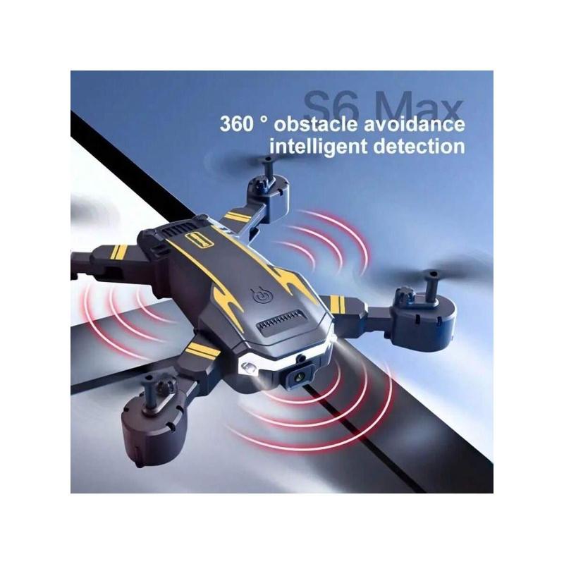 S6 Professional RC Drone With 2 Batteries, Dual Camera Double Folding RC Quadcopter Altitude Hold Remote Control Toy, Christmas Halloween Thanksgiving Gift