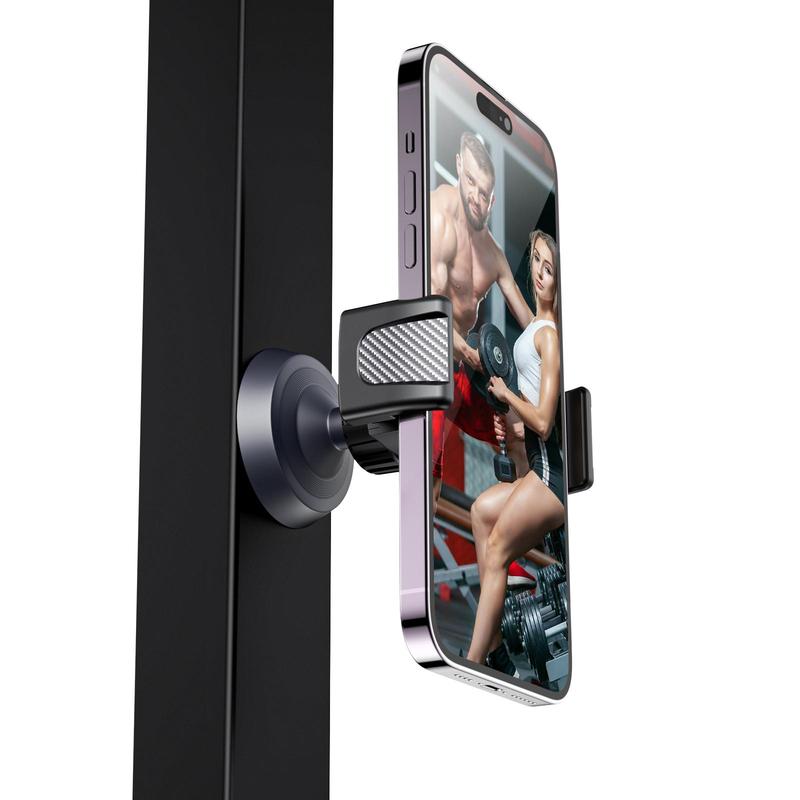 Magnetic Phone Holder Mount, 360 Rotation Phone Magnetic Mount for Gym, Magnet Base Phone Holder for Most Cellphones